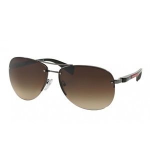 Prada Unisex Aviator Sunglasses